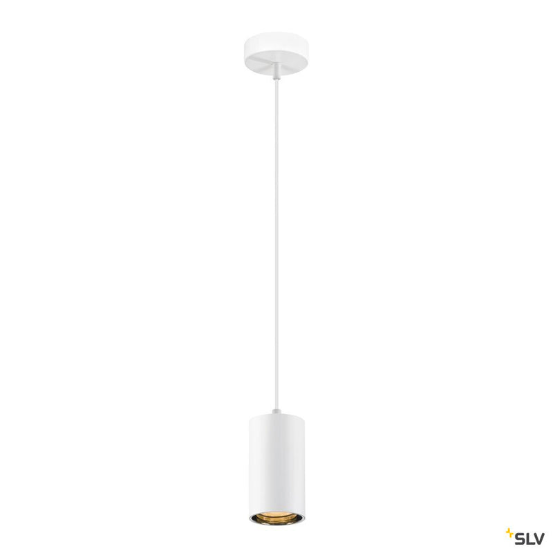 SLV 1006432 ASTO TUBE, pendant light, GU10, pendant length 250 cm, max. 10 W, white