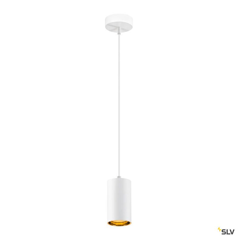 SLV 1006432 ASTO TUBE, pendant light, GU10, pendant length 250 cm, max. 10 W, white