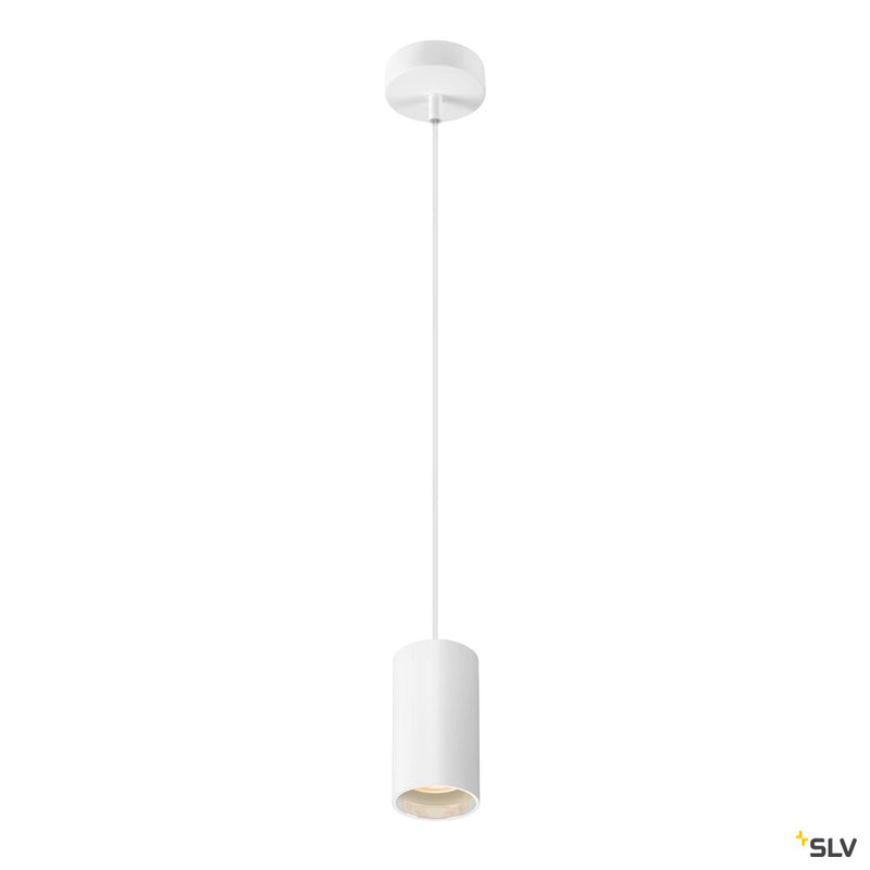 SLV 1006432 ASTO TUBE, pendant light, GU10, pendant length 250 cm, max. 10 W, white