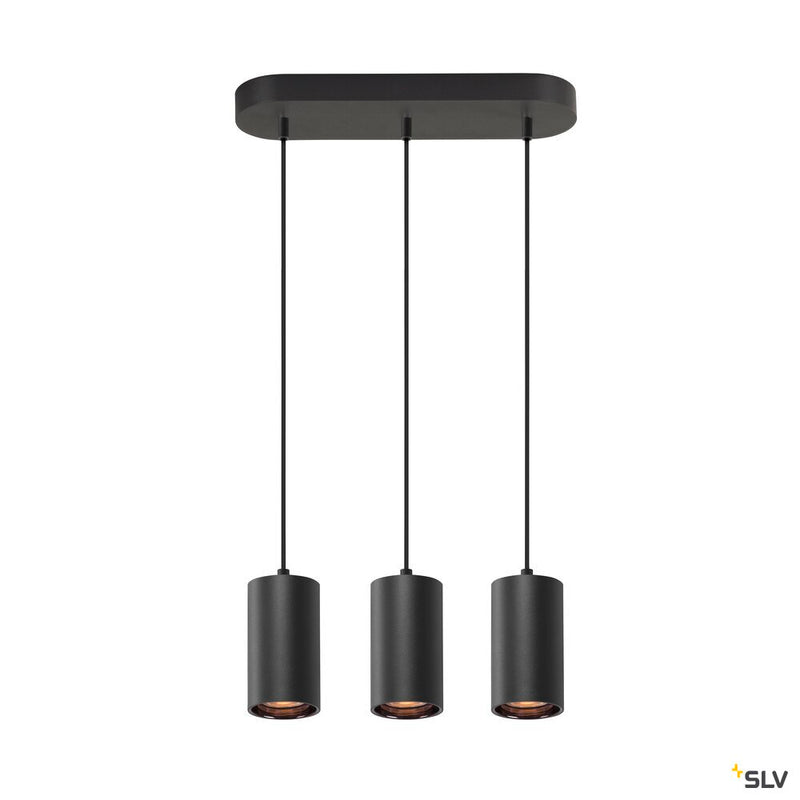 SLV 1007190 ASTO TUBE, reflector, glossy black/chrome