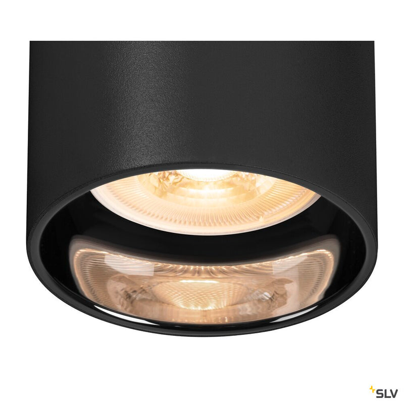 SLV 1006443 ASTO TUBE, wall-mounted light, cylindrical, max. 2x10 W, black
