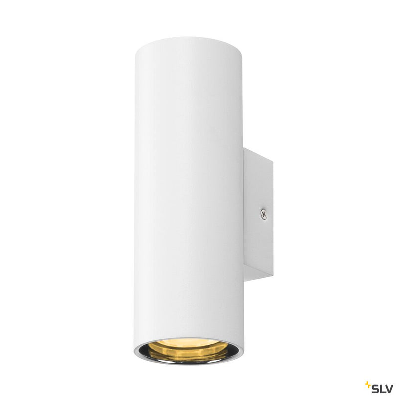 SLV 1006444 ASTO TUBE, wall-mounted light, cylindrical, max. 2x10 W, white