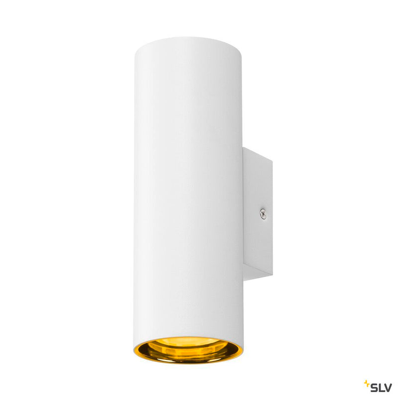 SLV 1006444 ASTO TUBE, wall-mounted light, cylindrical, max. 2x10 W, white