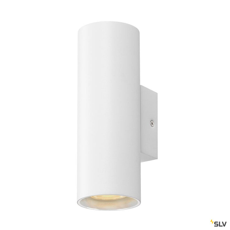 SLV 1006444 ASTO TUBE, wall-mounted light, cylindrical, max. 2x10 W, white