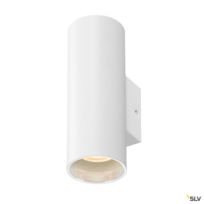 SLV 1006444 ASTO TUBE, wall-mounted light, cylindrical, max. 2x10 W, white