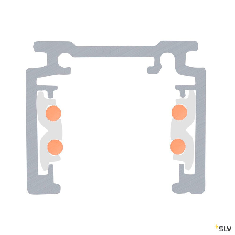 SLV 1006544 2 m surface mounting track, 48V TRACK, white, DALI