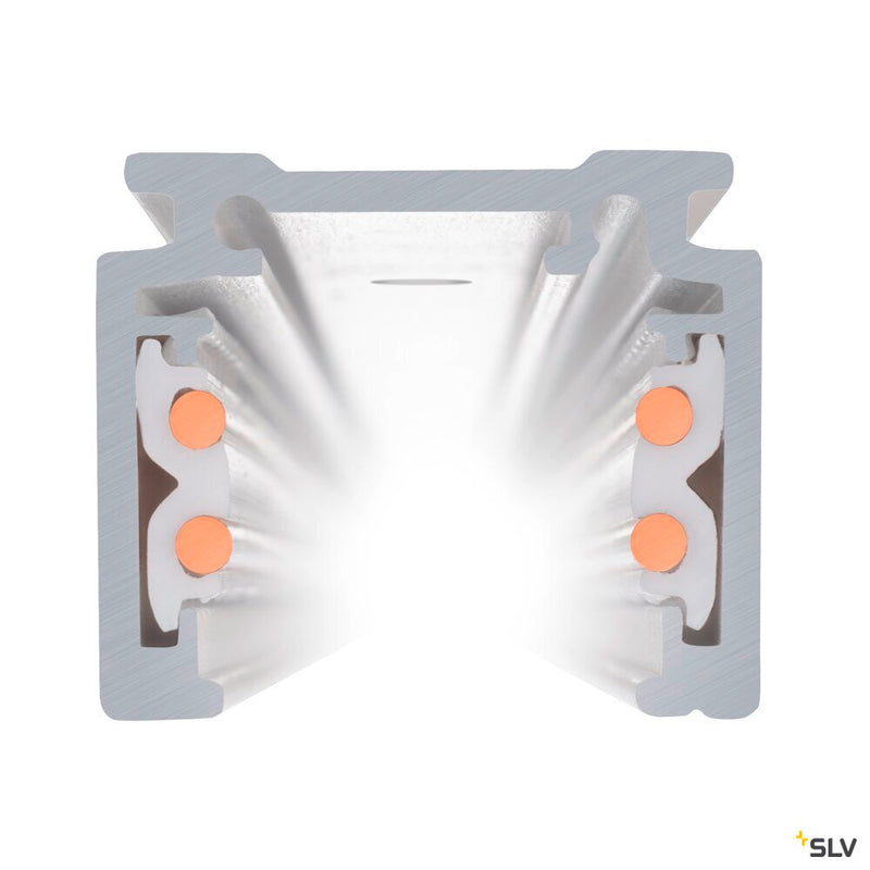 SLV 1006548 4 m surface mounting track, 48V TRACK, white, DALI