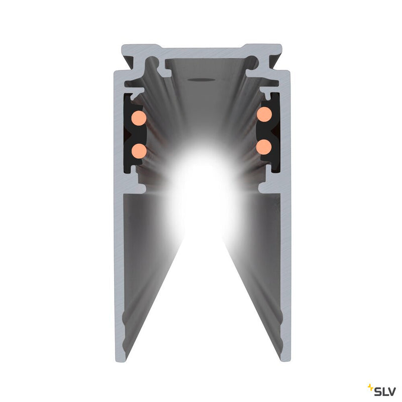 SLV 1006549 1 m mounting track deep, 48V TRACK, black, DALI