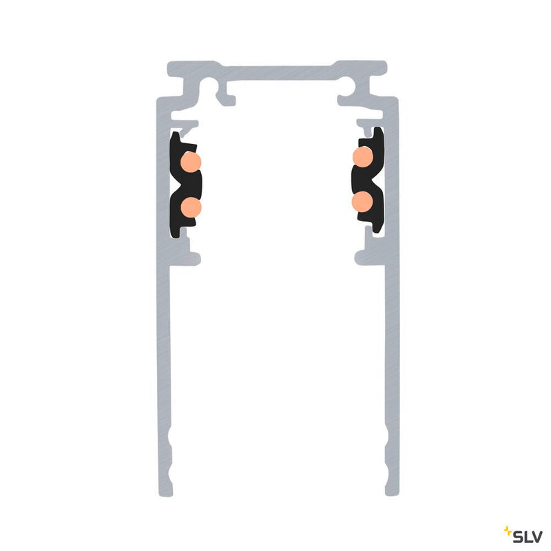 SLV 1006553 3 m mounting track deep, 48V TRACK, black, DALI