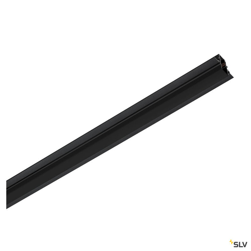 SLV 1006561 3 m recessed mounting track, 48V TRACK, black, DALI
