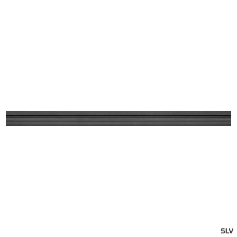 SLV 1006561 3 m recessed mounting track, 48V TRACK, black, DALI