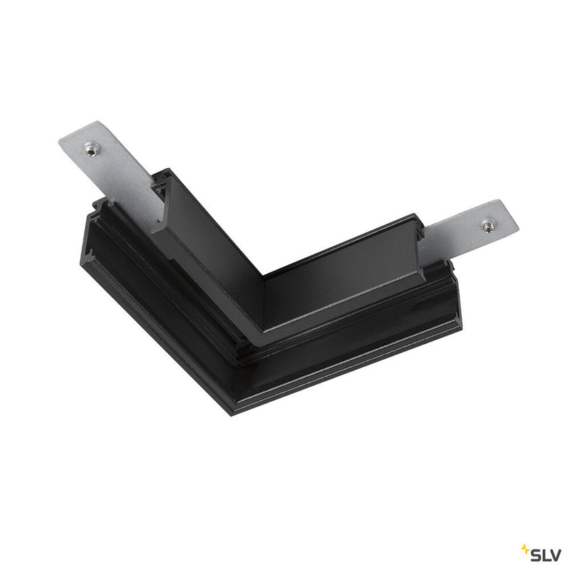 SLV 1006575 L-connector mechanical, 48V TRACK, for mounting track standard, left, black