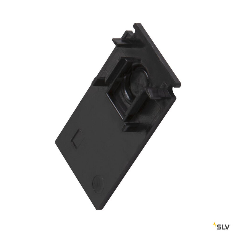SLV 1006595 End cap for mounting track deep, 48V TRACK, black
