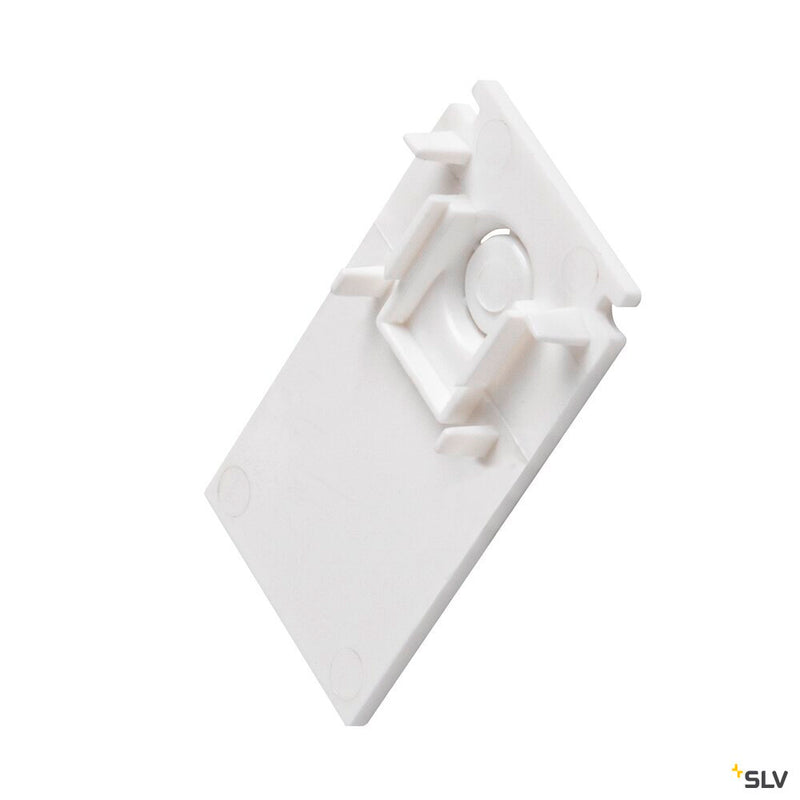 SLV 1006596 End cap for mounting track deep, 48V TRACK, white