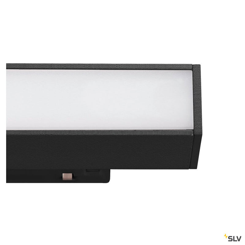 SLV 1006619 IN-LINE 22, 48V spot, opal, DALI, black, 7.3 W, 680 lm, 4000 K, CRI 90, 95°
