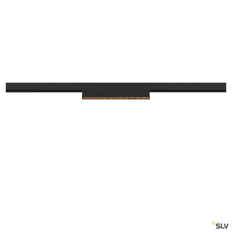 SLV 1006627 IN-LINE 22 48V TRACK, Darklight Reflector, DALI, spot, black / black, 7.3 W, 580 lm, 2700 K, CRI 90, 35°