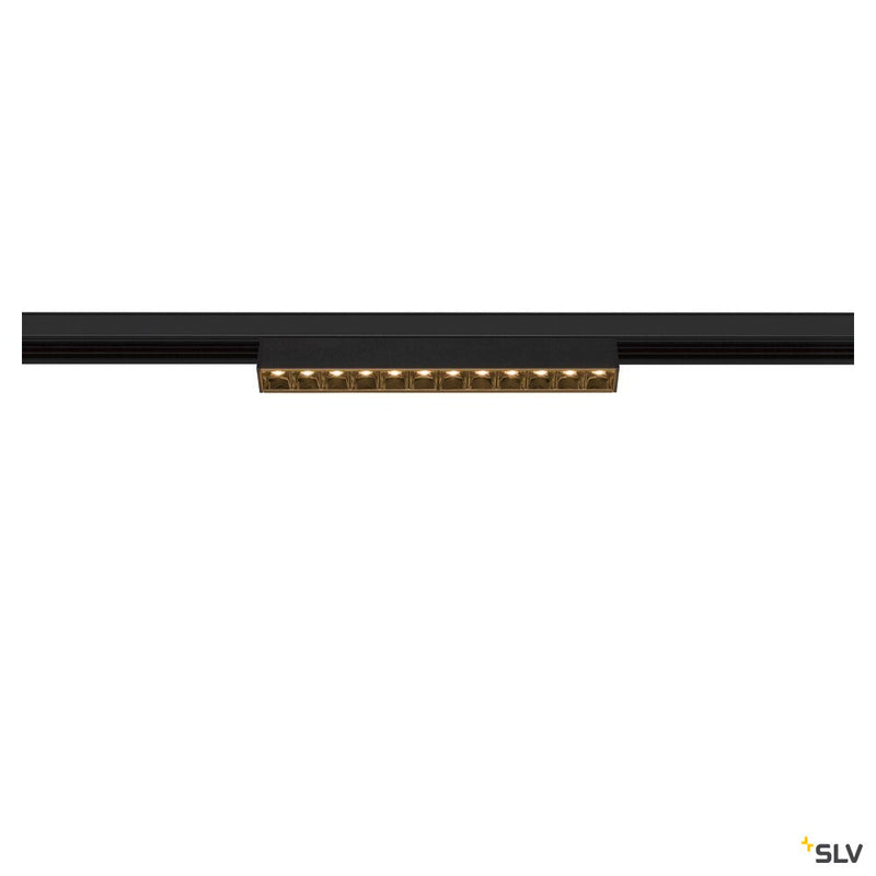 SLV 1006629 IN-LINE 22 48V TRACK, Darklight Reflector, DALI, spot, black / black, 7.3 W, 610 lm, 3000 K, CRI 90, 35°