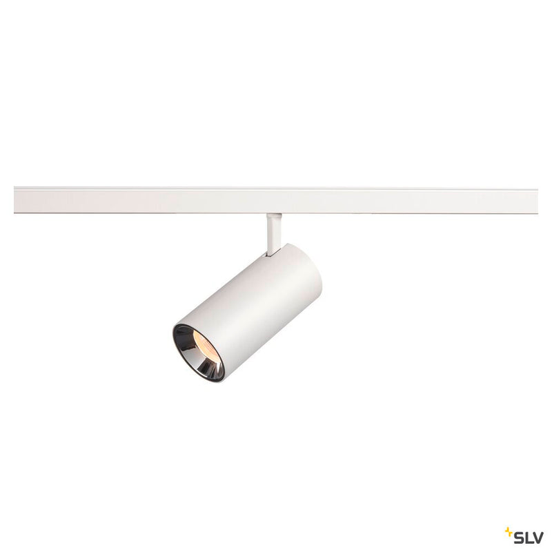 SLV 1006722 NUMINOS® S 48V TRACK, DALI, spot, white / chrome, 16 W, 980 lm, 2700 K, CRI 90, 55°