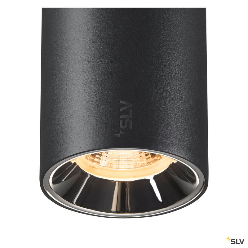 SLV 1006728 NUMINOS® S 48V TRACK, DALI, spot, black / chrome, 16 W, 1050 lm, 3000 K, CRI 90, 40°