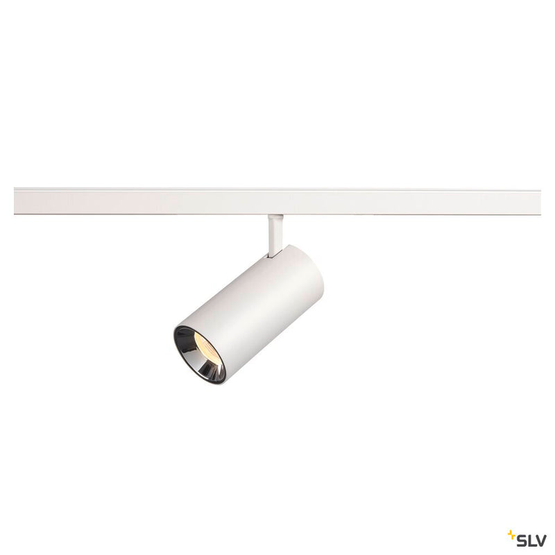 SLV 1006740 NUMINOS® S 48V TRACK, DALI, spot, white / chrome, 16 W, 1050 lm, 3000 K, CRI 90, 55°