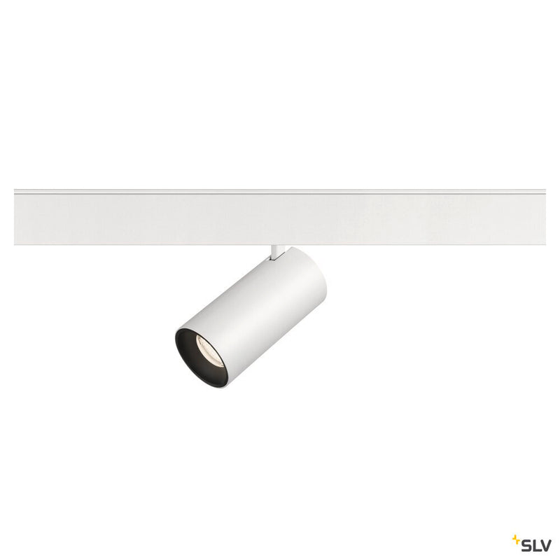 SLV 1006753 NUMINOS® S, 48V spotlight, round, 4000 K, 16 W, DALI 2, 40°, matt white / matt black