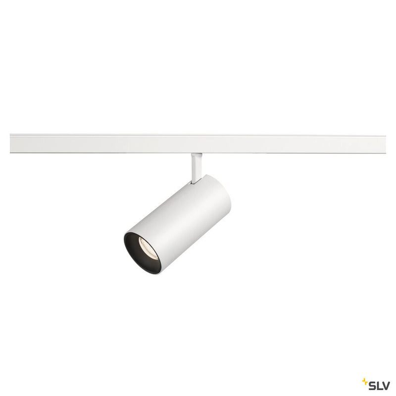 SLV 1006756 NUMINOS® S, 48V spotlight, round, 4000 K, 16 W, DALI 2, 55°, matt white / matt black