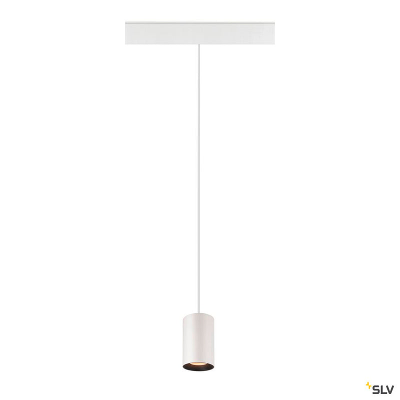 SLV 1006771 NUMINOS® XS 48V TRACK, DALI, pendant light, white / black, 8.7 W, 620 lm, 2700 K, CRI 90, 40°