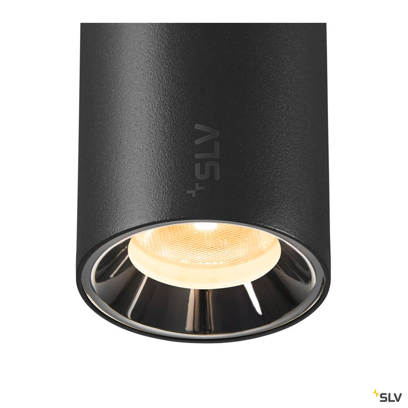 SLV 1006779 NUMINOS® XS 48V TRACK, DALI, pendant light, black / chrome, 8.7 W, 730 lm, 3000 K, CRI 90, 20°
