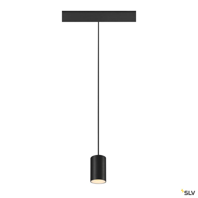 SLV 1006781 NUMINOS® XS 48V TRACK, DALI, pendant light, black / white, 8.7 W, 700 lm, 3000 K, CRI 90, 40°