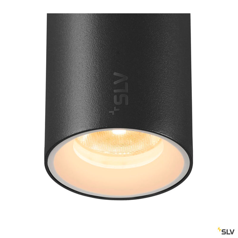 SLV 1006781 NUMINOS® XS 48V TRACK, DALI, pendant light, black / white, 8.7 W, 700 lm, 3000 K, CRI 90, 40°