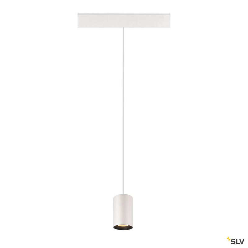 SLV 1006786 NUMINOS® XS 48V TRACK, DALI, pendant light, white / black, 8.7 W, 700 lm, 3000 K, CRI 90, 20°