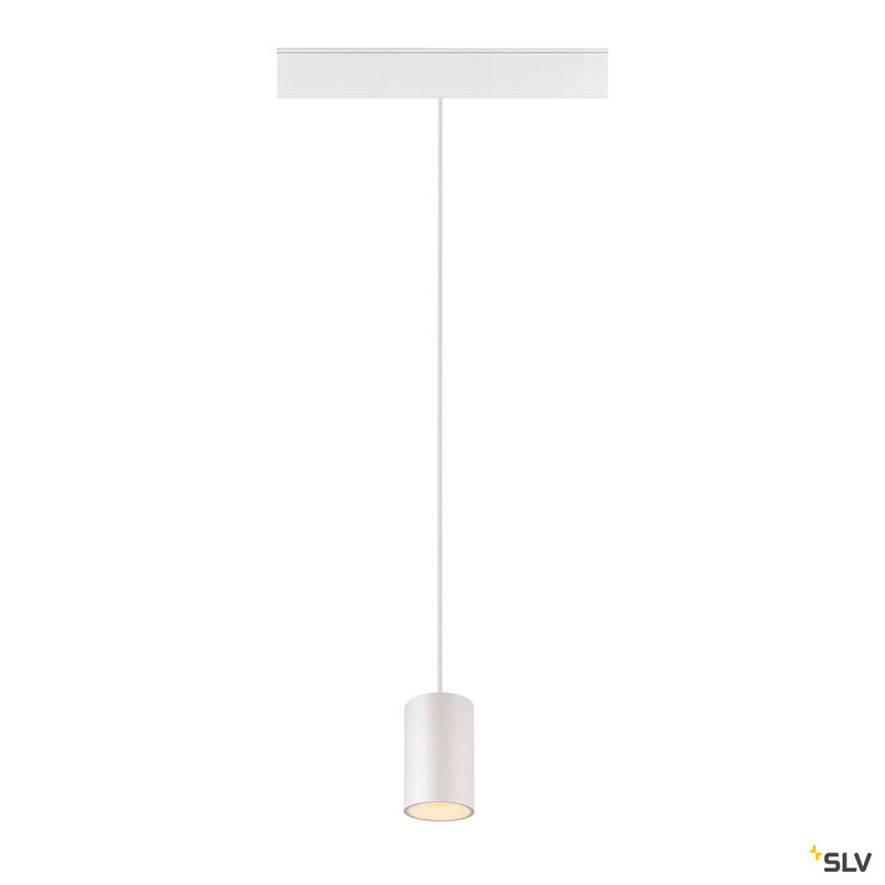 SLV 1006790 NUMINOS® XS 48V TRACK, DALI, pendant light, white / white, 8.7 W, 700 lm, 3000 K, CRI 90, 40°