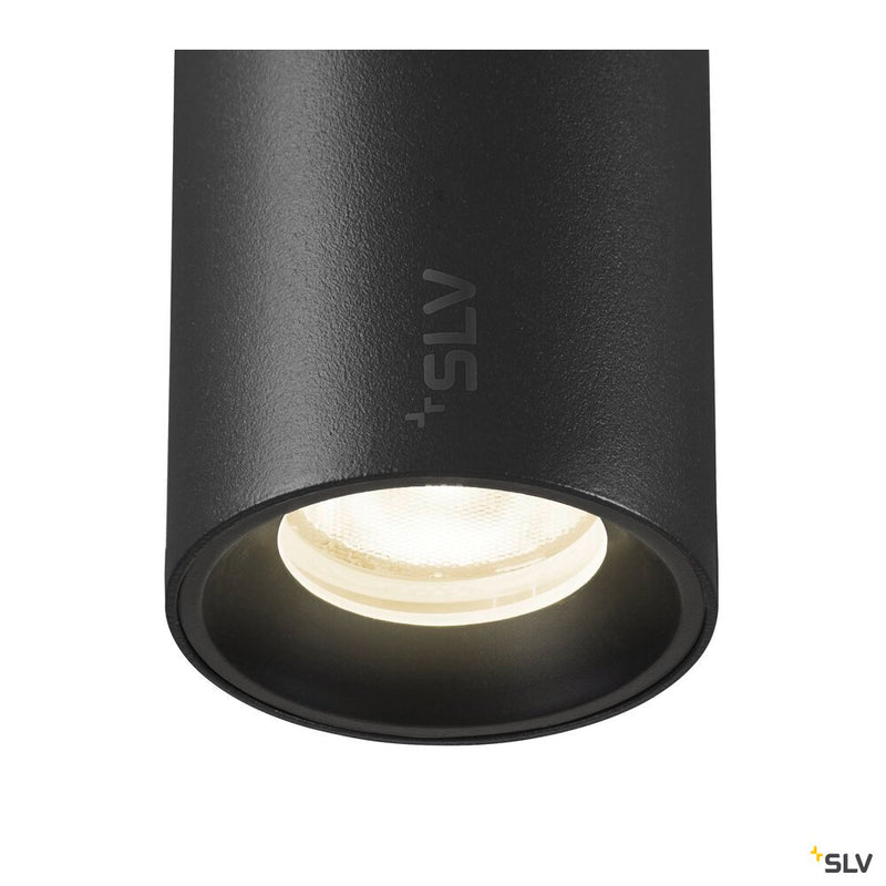 SLV 1006795 NUMINOS® XS, 48V pendant light, pendant length 150 cm, 4000 K, 20°, DALI 2, matt black
