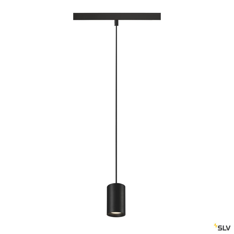 SLV 1006798 NUMINOS® XS, 48V pendant light, pendant length 150 cm, 4000 K, 40°, DALI 2, matt black