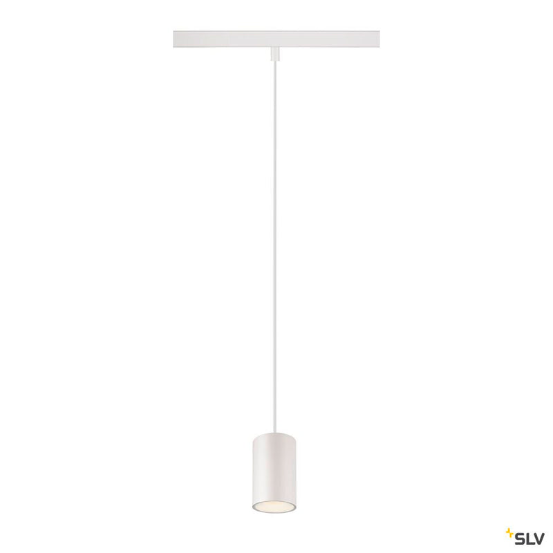 SLV 1006811 NUMINOS® XS, 48V pendant light, pendant length 150 cm, 4000 K, 55°, DALI 2, matt white