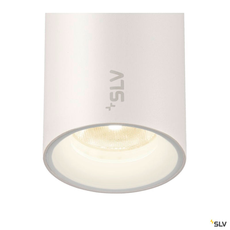 SLV 1006811 NUMINOS® XS, 48V pendant light, pendant length 150 cm, 4000 K, 55°, DALI 2, matt white
