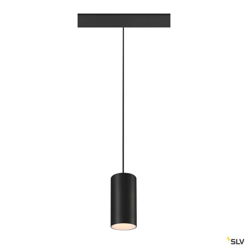 SLV 1006814 NUMINOS® S 48V TRACK, DALI, pendant light, black / white, 16 W, 1020 lm, 2700 K, CRI 90, 20°