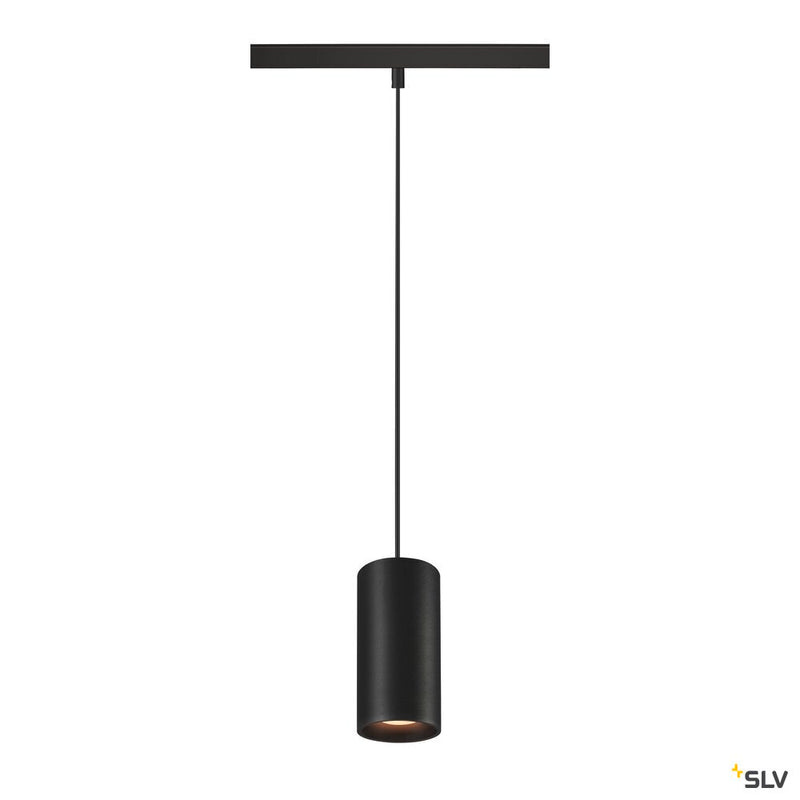 SLV 1006816 NUMINOS® S 48V TRACK, DALI, pendant light, black / black, 16 W, 970 lm, 2700 K, CRI 90, 40°