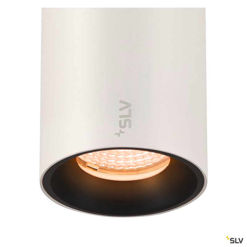 SLV 1006825 NUMINOS® S 48V TRACK, DALI, pendant light, white / black, 16 W, 970 lm, 2700 K, CRI 90, 40°