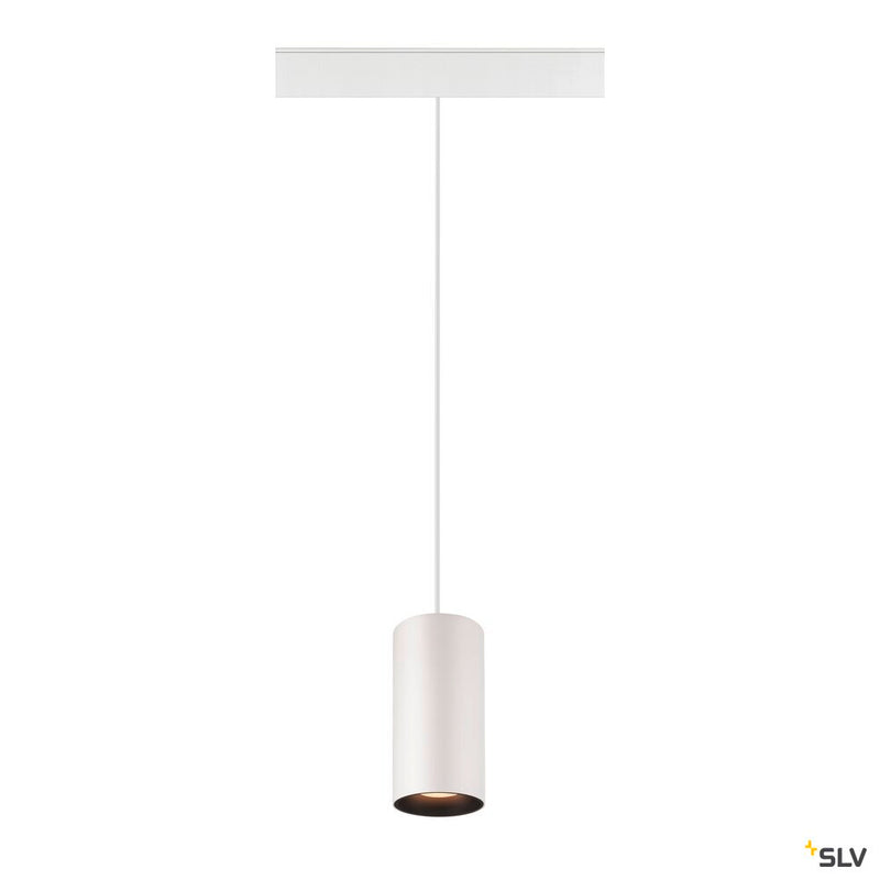 SLV 1006828 NUMINOS® S 48V TRACK, DALI, pendant light, white / black, 16 W, 960 lm, 2700 K, CRI 90, 55°