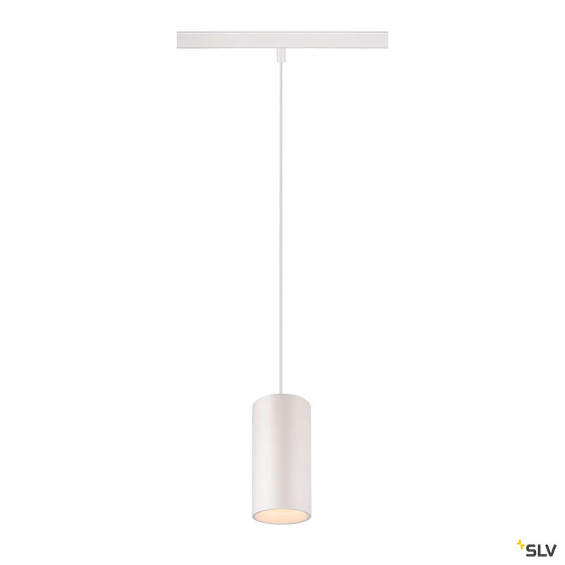 SLV 1006829 NUMINOS® S 48V TRACK, DALI, pendant light, white / white, 16 W, 1030 lm, 2700 K, CRI 90, 55°