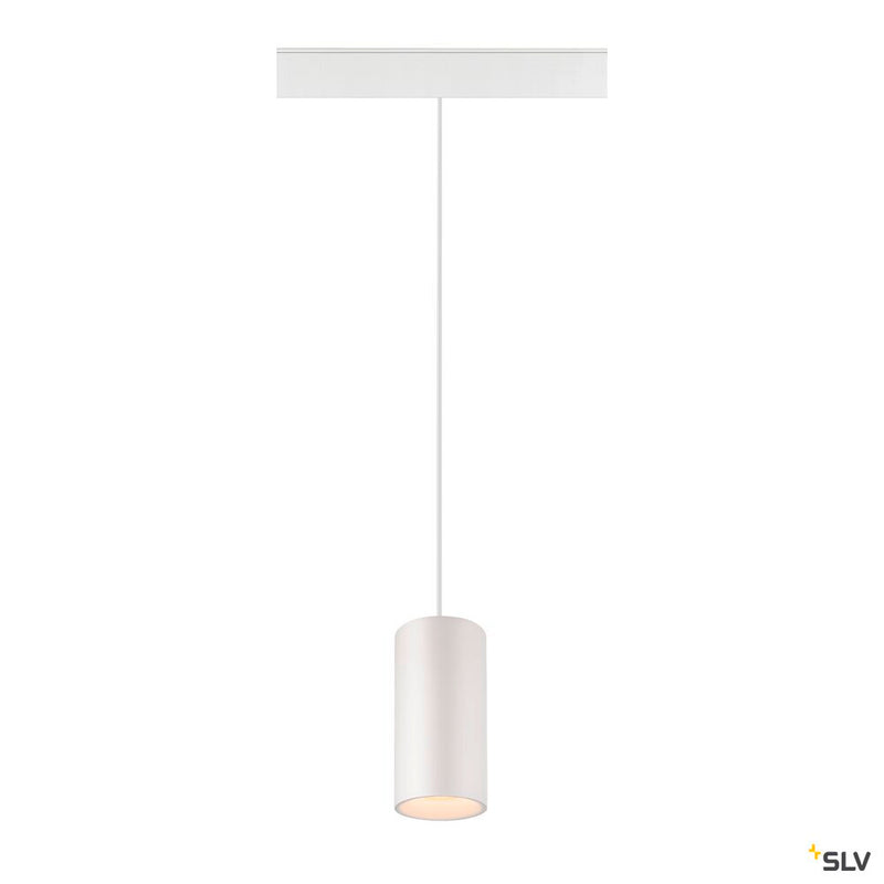 SLV 1006829 NUMINOS® S 48V TRACK, DALI, pendant light, white / white, 16 W, 1030 lm, 2700 K, CRI 90, 55°