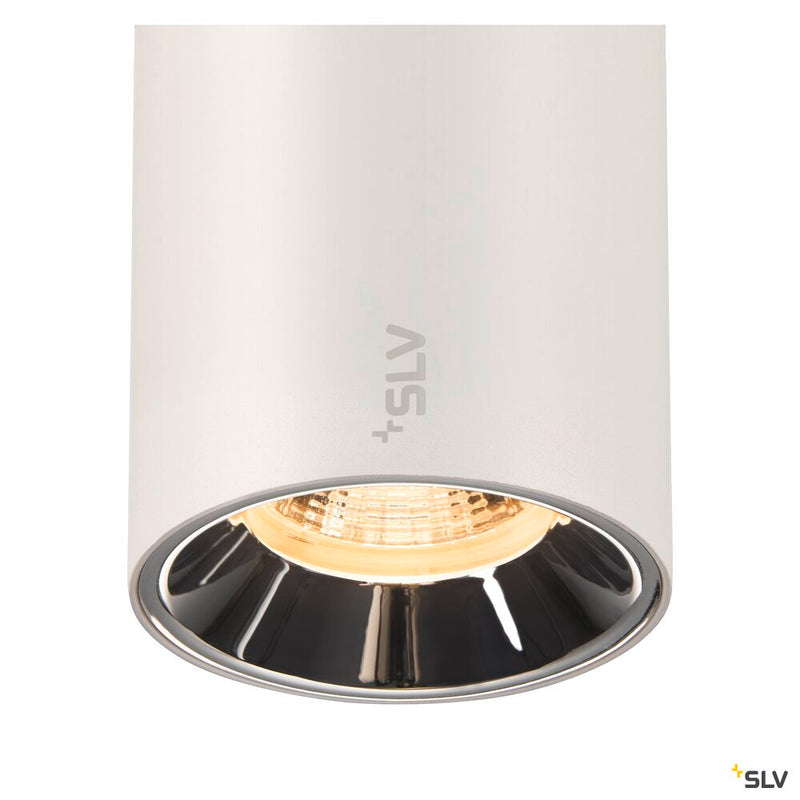 SLV 1006842 NUMINOS® S 48V TRACK, DALI, pendant light, white / chrome, 16 W, 1050 lm, 3000 K, CRI 90, 20°