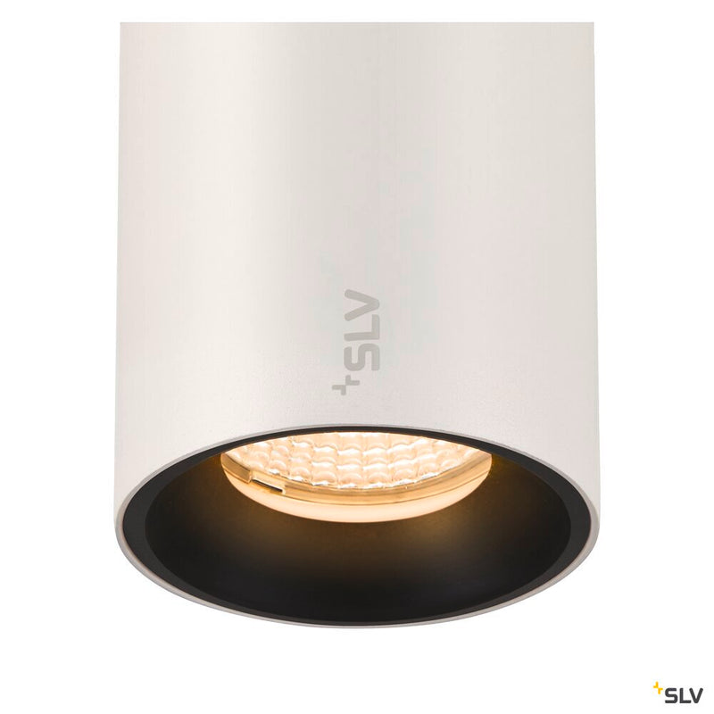 SLV 1006846 NUMINOS® S 48V TRACK, DALI, pendant light, white / black, 16 W, 1030 lm, 3000 K, CRI 90, 55°