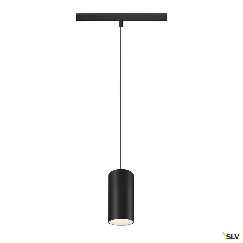 SLV 1006853 NUMINOS® S, 48V pendant light, pendant length 150 cm, 4000 K, 40°, DALI 2, matt black / matt white