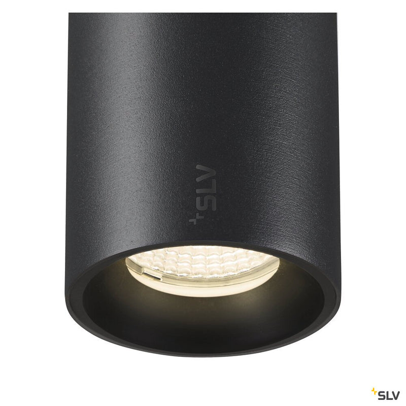 SLV 1006855 NUMINOS® S, 48V pendant light, pendant length 150 cm, 4000 K, 55°, DALI 2, matt black