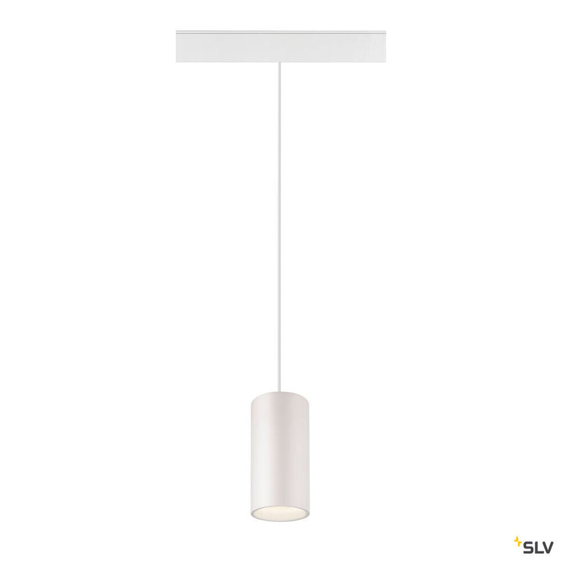 SLV 1006859 NUMINOS® S, 48V pendant light, pendant length 150 cm, 4000 K, 20°, DALI 2, matt white