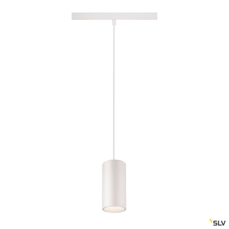 SLV 1006865 NUMINOS® S, 48V pendant light, pendant length 150 cm, 4000 K, 55°, DALI 2, matt white