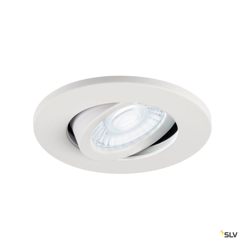 SLV 1007092 UNIVERSAL DOWNLIGHT Cover, for Downlight IP20, pivoting, round, white