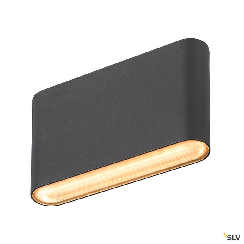 SLV 1007142 OVAL 14 WL, wall-mounted light 2700/3000 K, 6 W, black